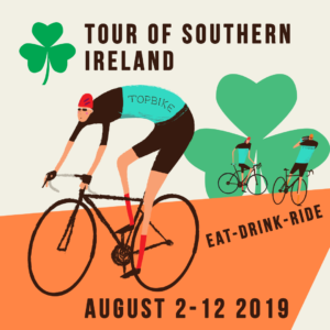Topbike Tour of Southern Ireland "Eat-Drink-Ride" 2019