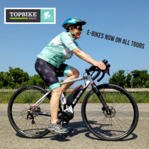 Wilier ebikes availble on all Topbike tours